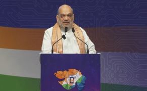 Union Home Minister Amit Shah launched India's first central bank digital currency-based public distribution system at the Mahatma Mandir in Gandhinagar, Gujarat